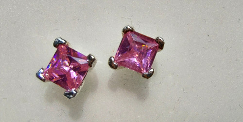 Ohrringe strass glitzer - ohrringe, rosa