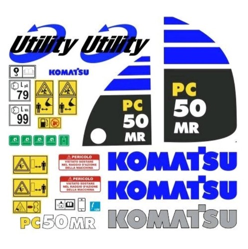 Komatsu mr aufkleber - komatsu,