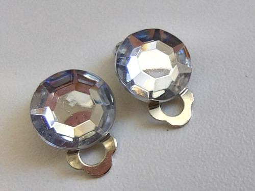 Ohrclips strass glitzer mini - ohrclips,