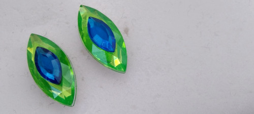 Ohrringe strass glitzer - strass,