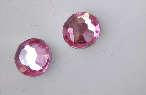Ohrringe strass glitzer rosa - ohrringe,