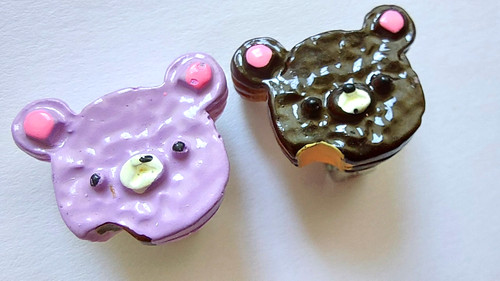 Ohrclips cupcake muffin - cupcake,