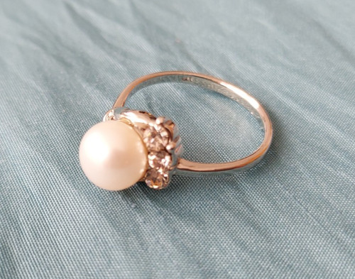 Ring perle strass 56 - ring,
