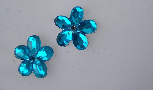 Ohrringe strass glitzer topas - glitzer,