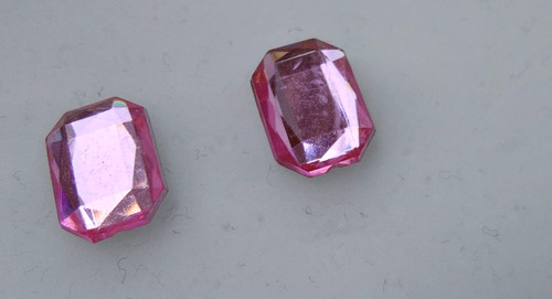 Ohrringe strass glitzer rosa - ohrringe,