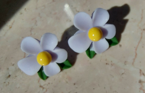 Ohrringe blumen lila flieder - ohrringe,