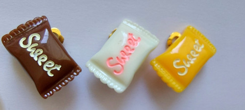 Ohrclips pakete süßes - ohrclips,