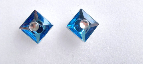 Ohrringe strass glitzer topas - glitzer,