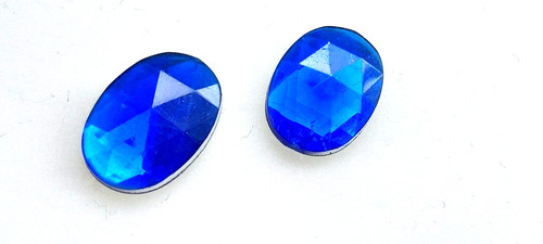 Ohrringe strass glitzer - strass, saphir